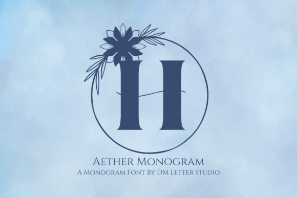 Aether Monogram: A Font for Elegant Branding