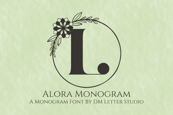 Alora Monogram: A Versatile Font for Polished Branding