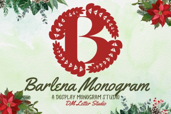 Barlena Monogram: Elevate Your Editorial Design
