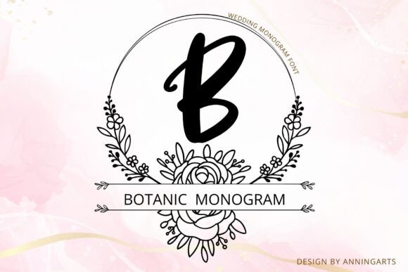 Botanic Monogram: The Perfect Font for Elegant Branding