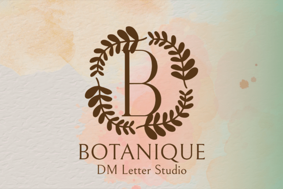 Botanique Monogram: Elevate Your Campaign with Elegant Serif Typography