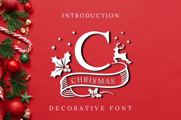 Christmas Joy Monogram: A Festive and Elegant Decorative Font