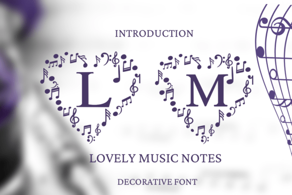 Discover the Charm of Lovely Music Notes Font