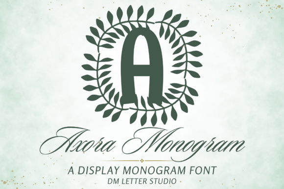 Discover the Elegance of Axora Monogram Font