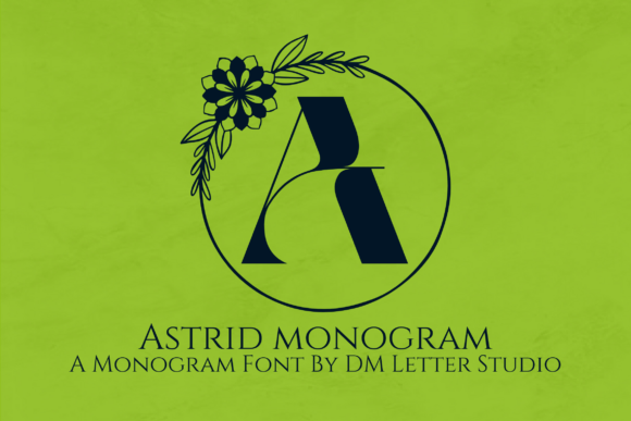 Discovering Astrid Monogram: A Designer's Font Choice