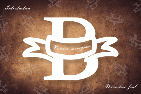 Discovering Banner Monogram: A Versatile Decorative Font