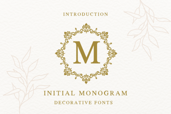 Elevate Your Brand with Initial Monogram Font