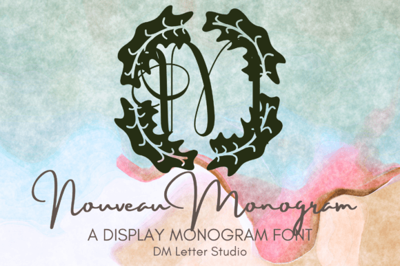 Elevate Your Campaigns with Nouveau Monogram Font