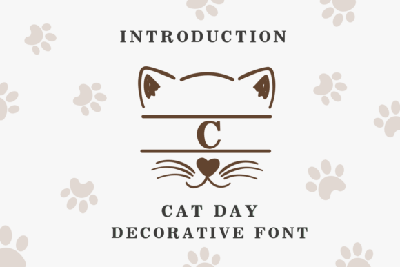 Enhance Your Brand with Cat Day Decorative Font