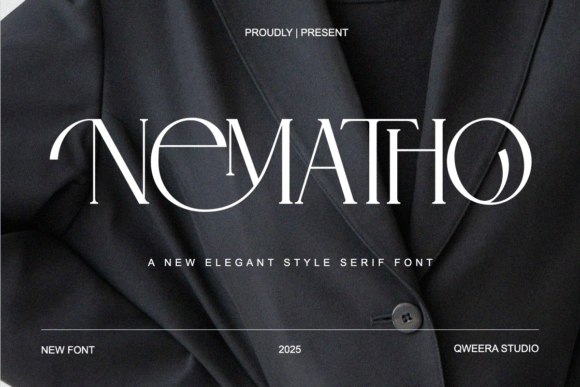 Enhance Your Brand with Nematho: A Modern Serif Font