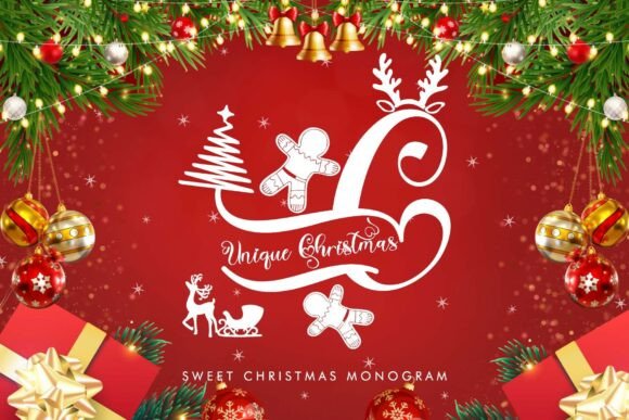 Enhance Your Brand with Unique Christmas Monogram Font