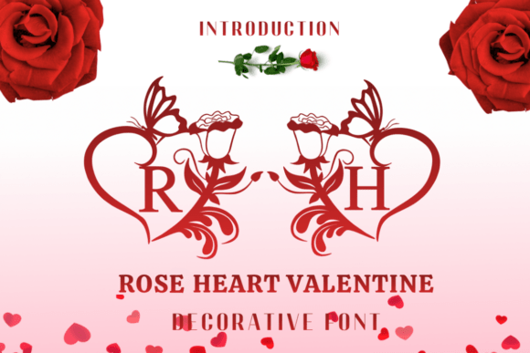 Enhance Your Handmade Creations with Rose Heart Valentine Font
