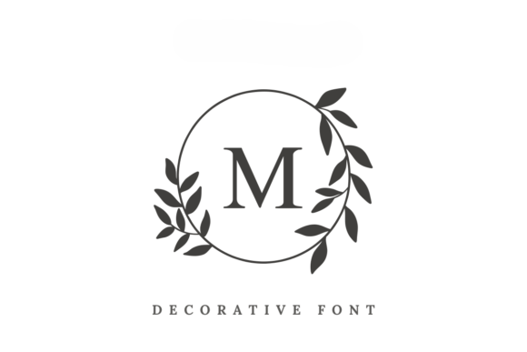 Eterna Leaf Monogram: A Handwritten Font for Elegant Branding