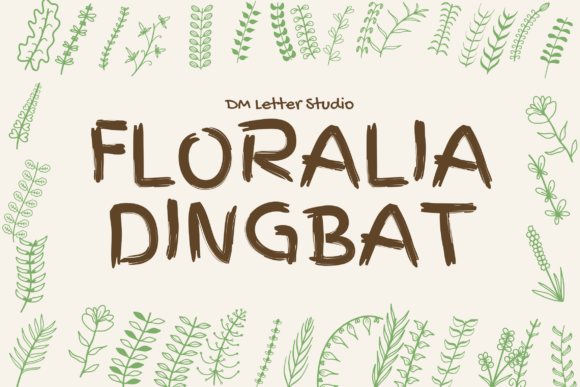 Floralia Dingbat: Elevate Your Brand with Elegant Floral Typography