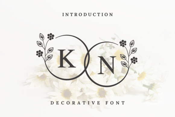 Flowers Monogram: A Handwritten Font for Elegant Branding
