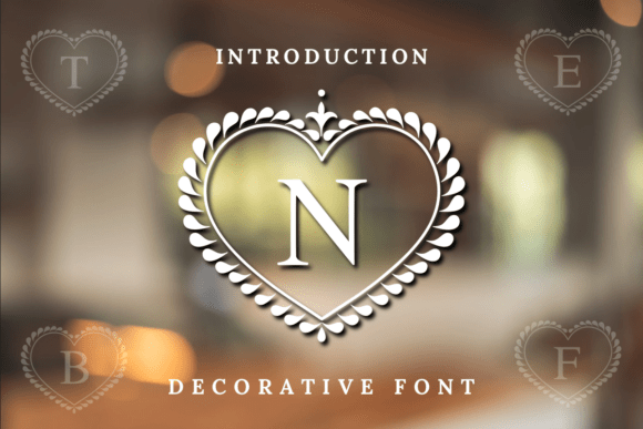 Loveheart Monogram: A Decorative Font for Elegant Campaigns