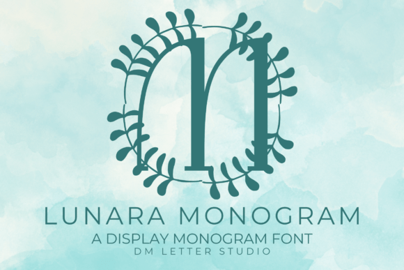 Lunara Monogram: A Sophisticated Serif for Elegant Branding