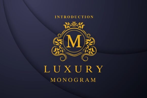Luxury Monogram: An Elegant Serif Font for Branding