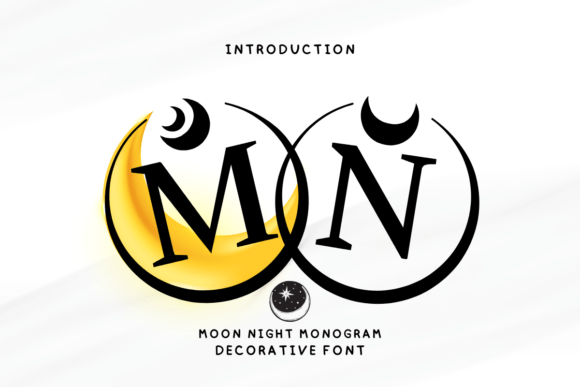 Transform Your Brand with Moon Night Monogram Font