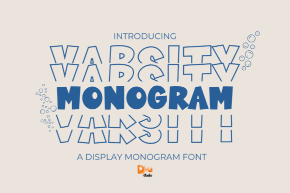 Varsity Monogram Stacked: A Robust Font for Modern Marketers